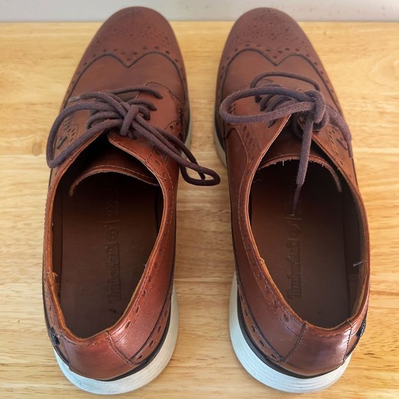 Timberland Brogue Oxford Leather Shoes - Picture 3 of 4